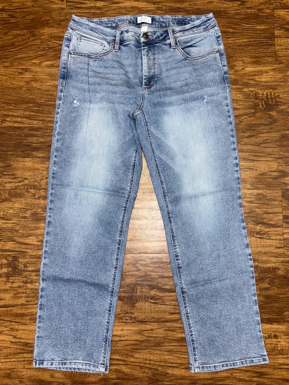Market & Spruce Mid Rise Straight Leg Jeans Size 14